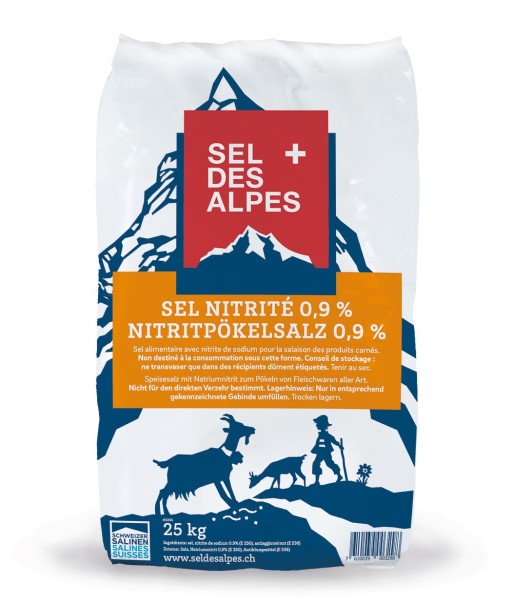 Sel des Alpes Nitritpökesalz - Sack 25KG
